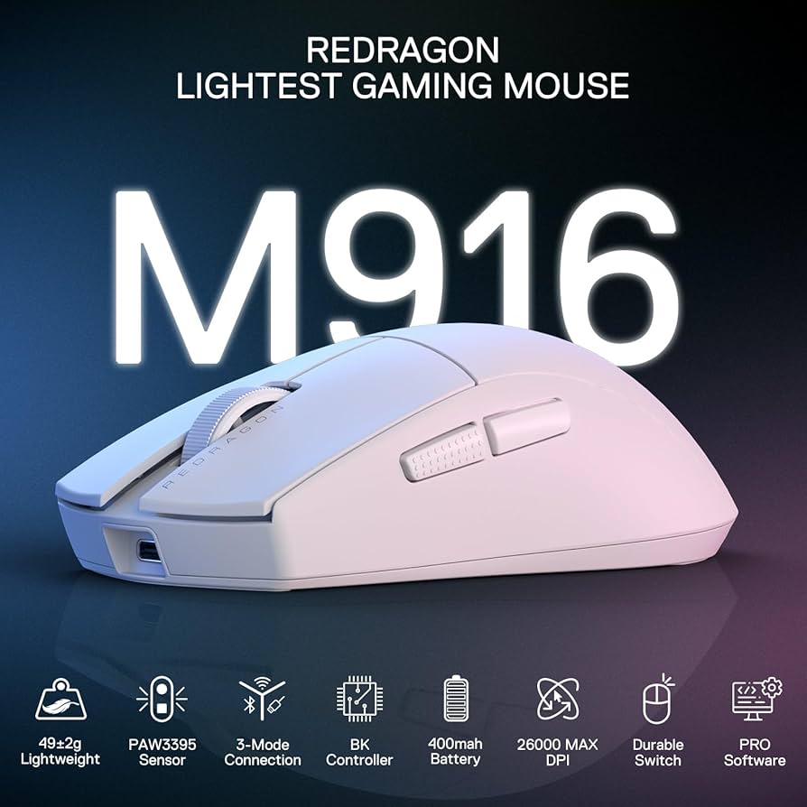 とろのまうす Amazon.com: Redragon M916 PRO 3-Mode Wireless Gaming Mouse